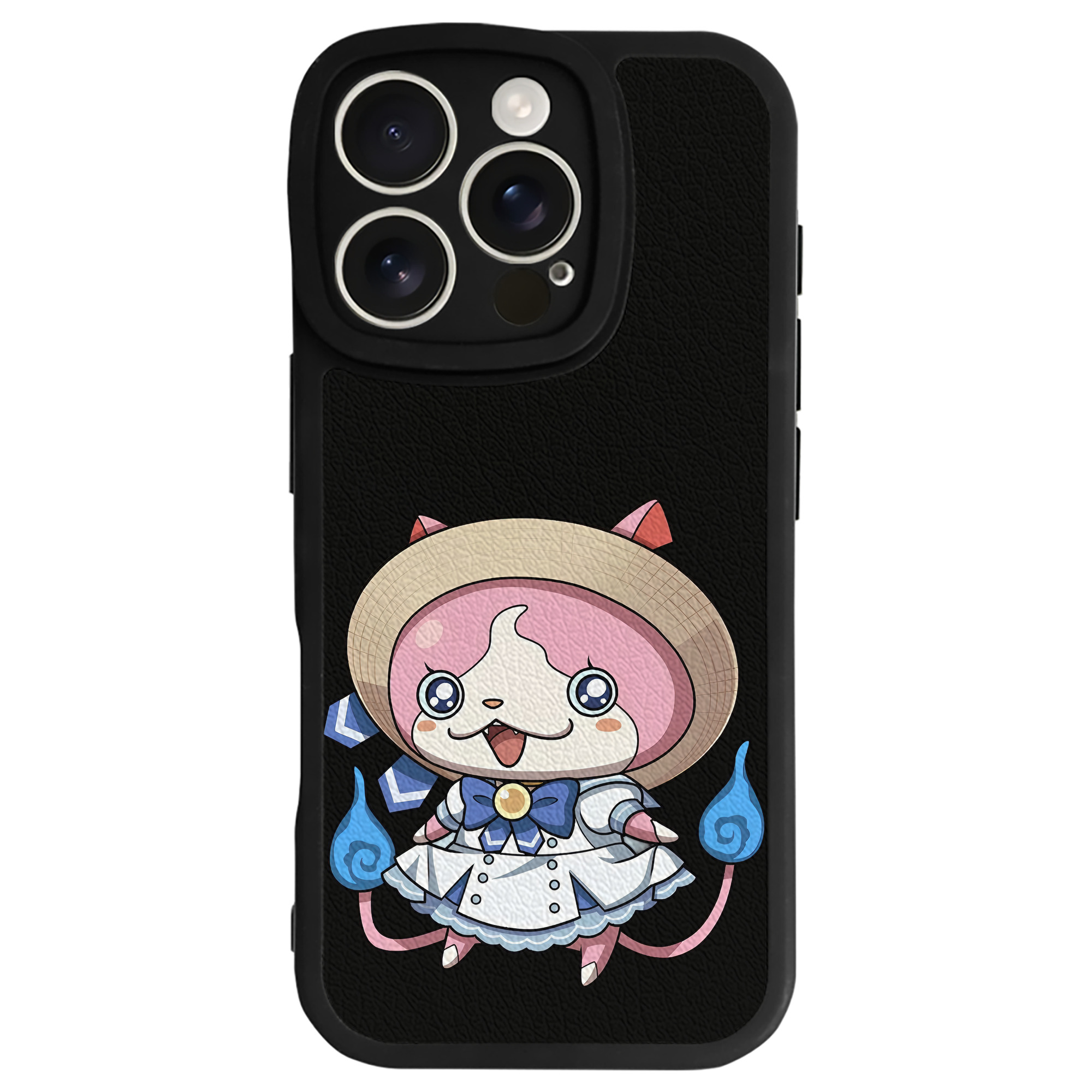 （画像用） 妖怪ウォッチ Yo-kai Watch 【iPhone 16シリーズ対応】シリコンスマホケース（レザー調） 材質：シリコン